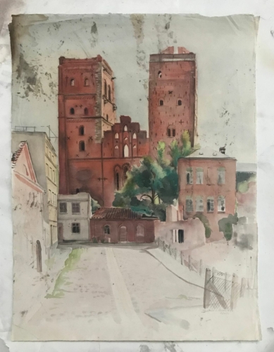 Zerstörter Dom zu Lübeck, 1944